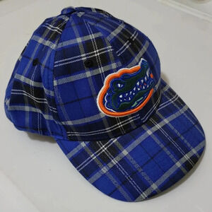 Florida Gators Plaid Hat Adjustable Blue Top of the World NCAA